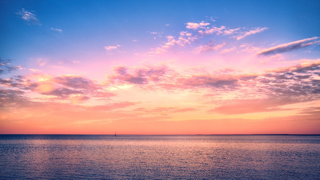 Peaceful waters sunrise