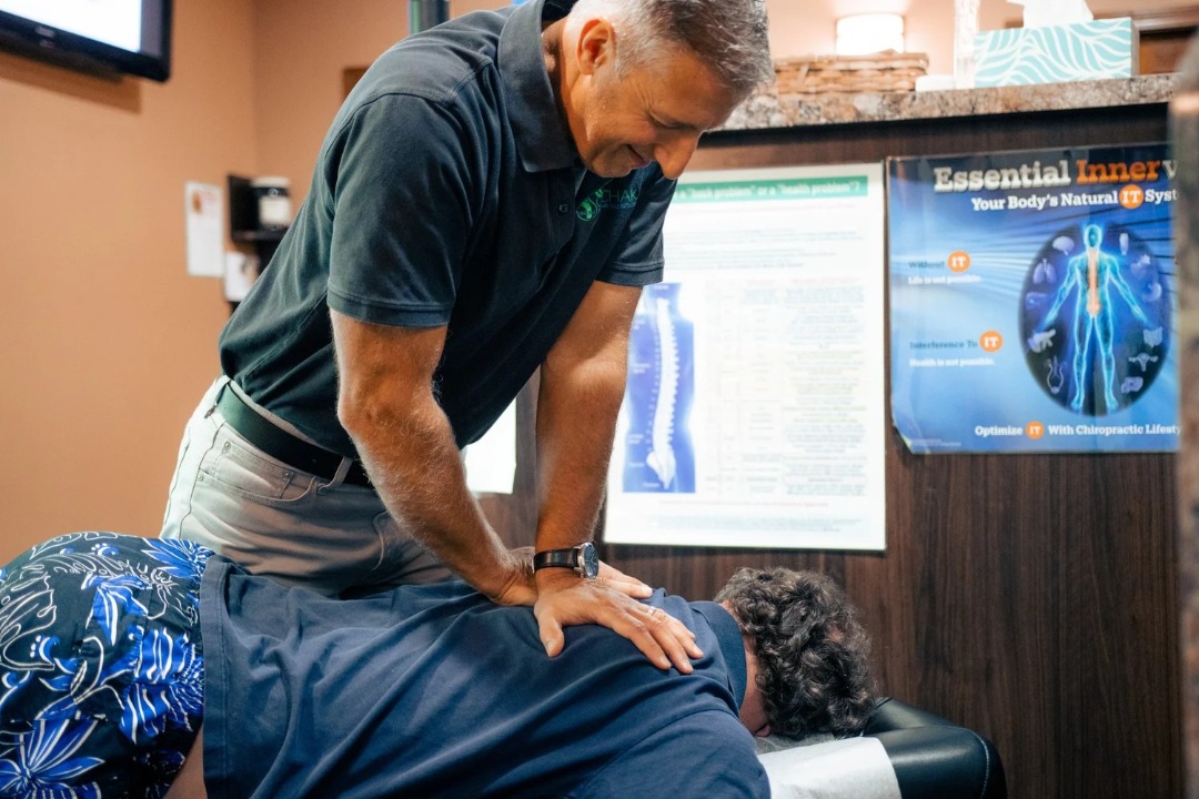 Dr. Sopchak working on a patient