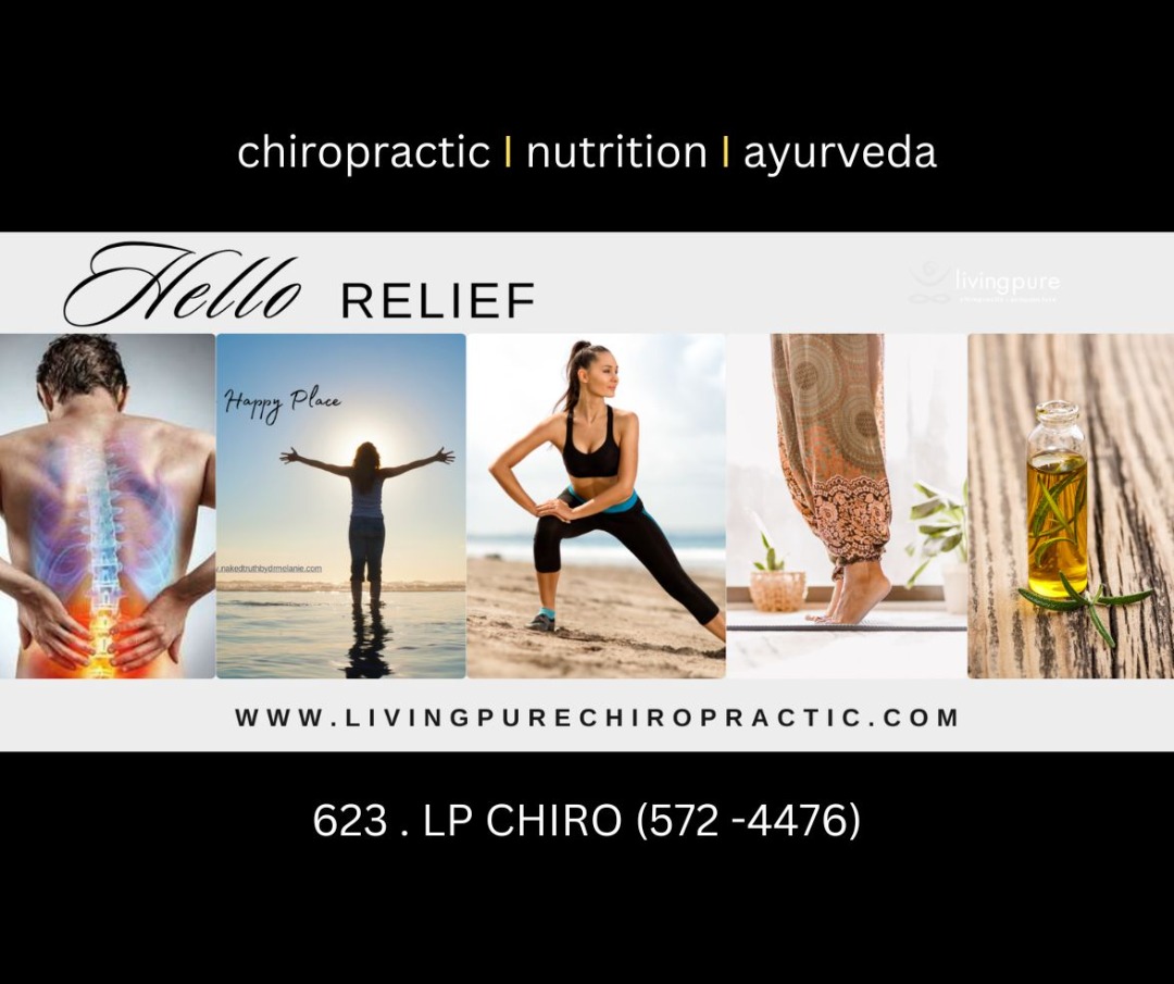 Living Pure Chiropractic - Services in Surprise AZ, chiropractic, nutrition, ayurveda