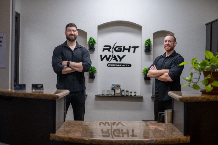 Dr. Henckel and Dr. Gutierrez of Right Way Chiropractic