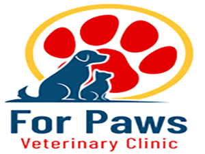 For Paws Veterinary Clinic Logo
